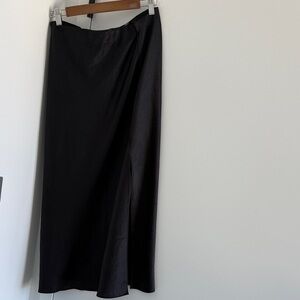 Madewell Elegant Black Maxi Skirt